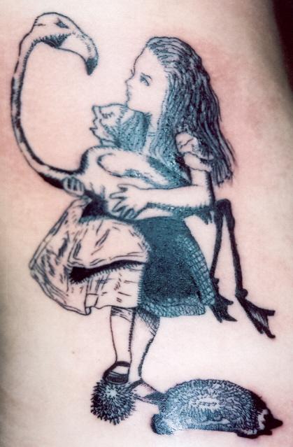 Tattoos - Crosshatch Alice In Wonderland - 86017